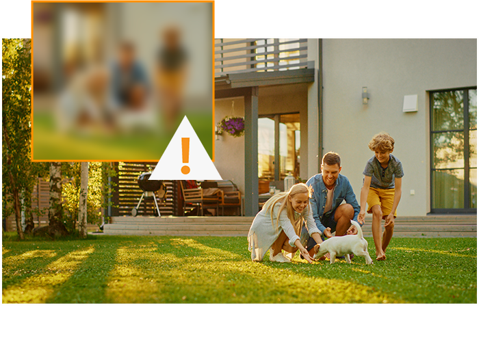 Photo compliance model tagging people in property photo